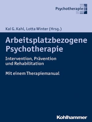 cover image of Arbeitsplatzbezogene Psychotherapie